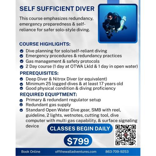 Self Sufficient Diver
