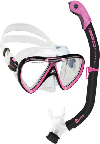 Cressi Ikarus & Orion Mask & Snorkel Set