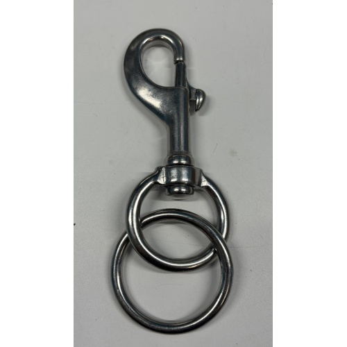 4.75" Swivel Bolt Snap with 2" Ring