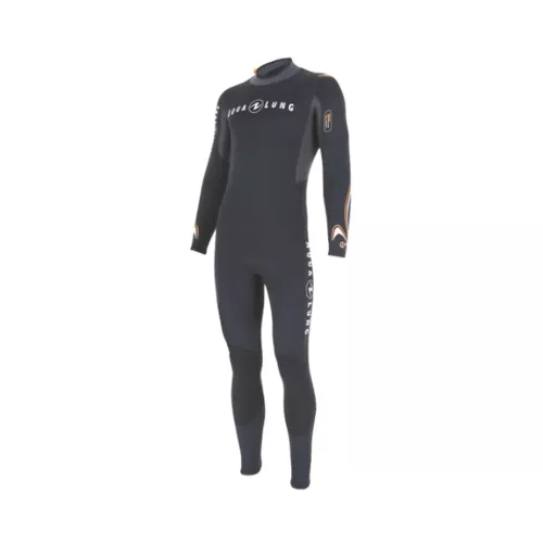 7mm Women's Aqualung Black/Orange Wetsuit 