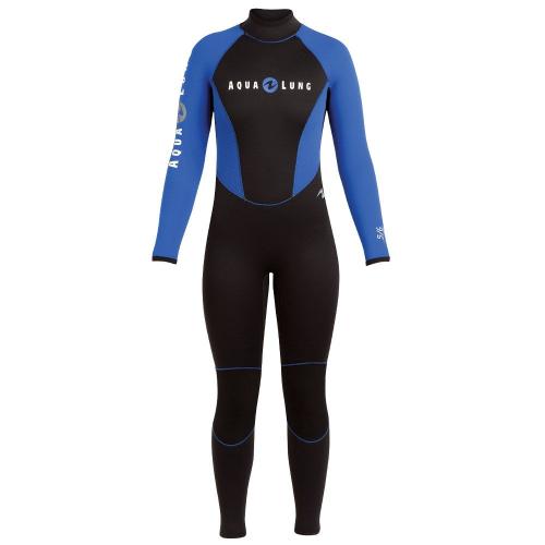 7mm Women's Aqualung Blue Wetsuit 