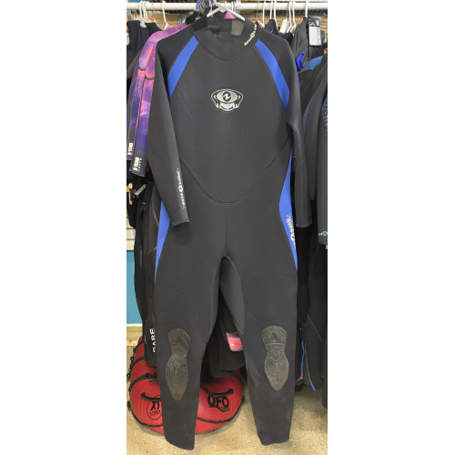 3/2mm Aqualung Black/Blue Wetsuit