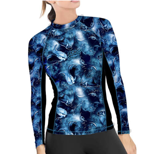 Spacefish Army Rash Guard - Women's 