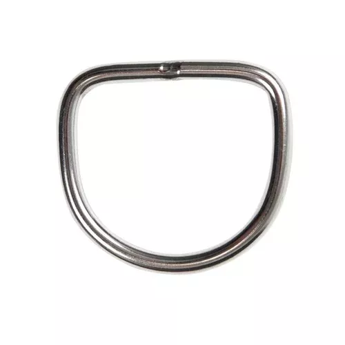 2.0" SS D-Ring 6mm Wire