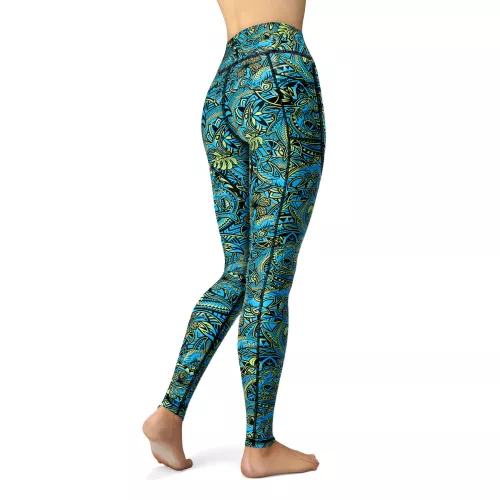 Spacefish Army Leggings 