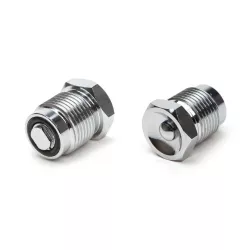 Brass DIN Plug with Pressure Release