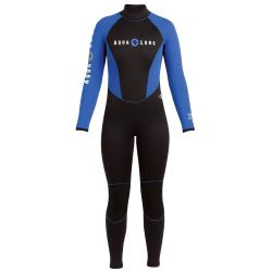7mm Women's Aqualung Blue Wetsuit