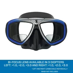 Zoom Mask Bifocus Lens - +2.0 Right