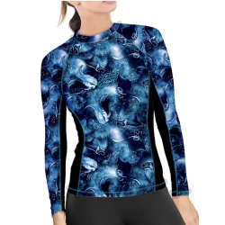 Spacefish Army Rash Guard - Women's