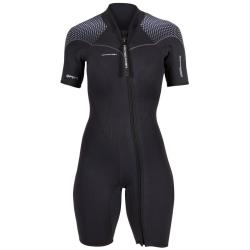 3mm Women's Thermoprene Pro Front Zip Shorty