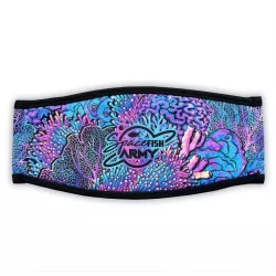 Coral Kaleidoscope Mask Strap Cover