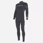 5.5mm Men's Aqualung Black/Orange Wetsuit 