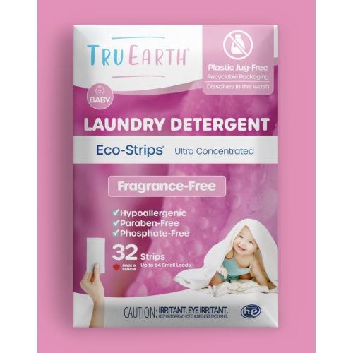 Tru Earth Eco-strips Laundry Detergent- 32 Loads Baby