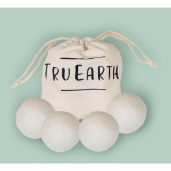 Tru Earth Wool Dryer Balls - Reusable Fabric Softener 4 pack