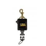 SCUBA Locking Large Flashlight Retractor, Brass Bolt Clip