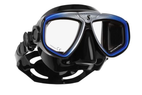 Zoom Evo Dive Mask - Blue Silver