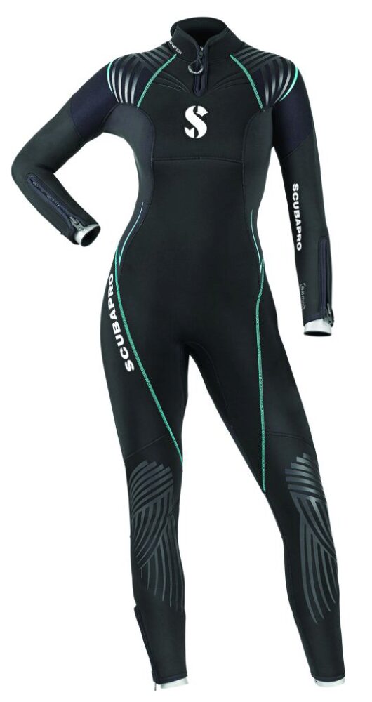 Definition Steamer 5mm Women's - Black / Turquoise