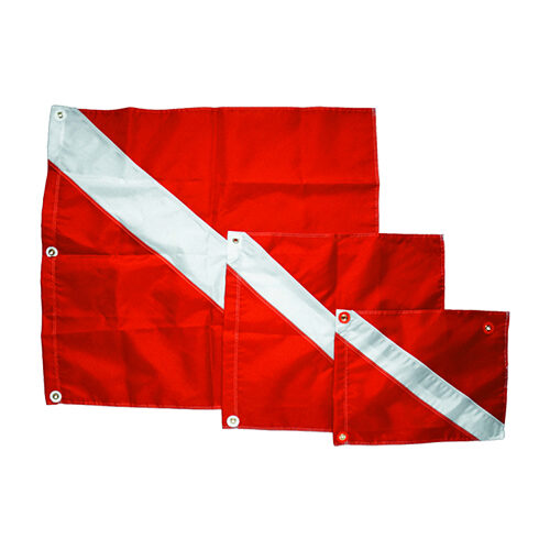 14 x 18" Nylon Dive Flag with Stiffener