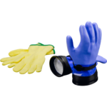 Dry ZipGloves Heavy-Duty (Blue) & Liners, (M)