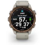 Garmin Descent Mk3i  43 mm, Bronze PVD Titanium with French Gray Silicone
