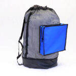 Deluxe Mesh Backpack w/Heavy Duty Bottom - Blue