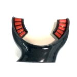 Mouthpiece, Snorkel, Blk/Red