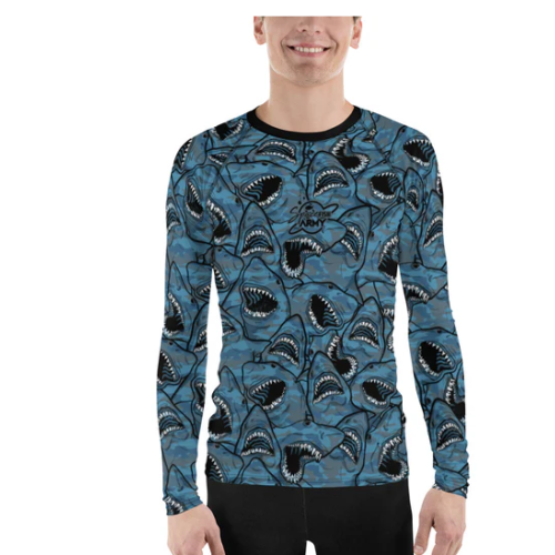 Men's/Unisex Rashguards M Shark RG M
