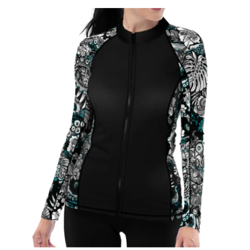 Women's Zip Rashguards BlueOcto ZR 2X
