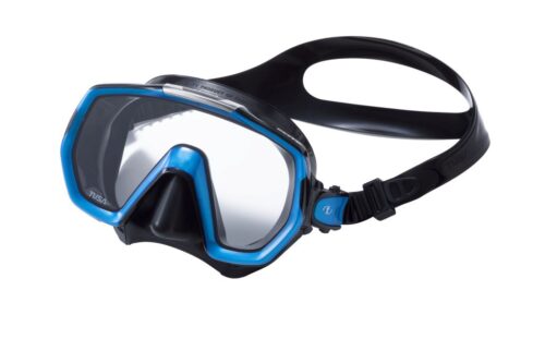 FREEDOM ELITE MASK - FISH TAIL BLUE/BLACK SILICONE