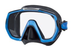FREEDOM ELITE MASK - FISH TAIL BLUE/BLACK SILICONE