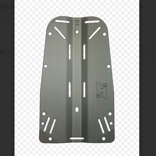 Halcyon Aluminum Backplate Bare 