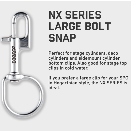 XDEEP NX GEN Optimized Swivel Stainless Steel Bolt Snap