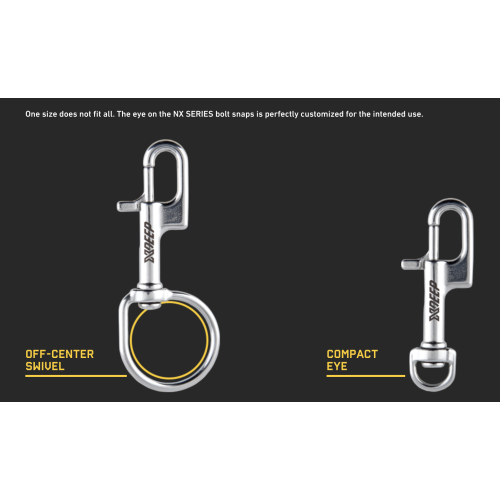 XDEEP NX GEN Optimized Swivel Stainless Steel Bolt Snap