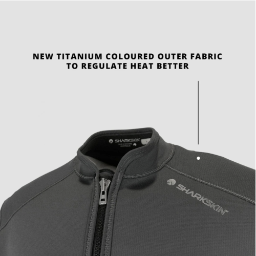 SHARKSKIN Titanium 2 Long Sleeve Full Zip Top