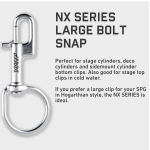 XDEEP NX GEN Optimized Swivel Stainless Steel Bolt Snap