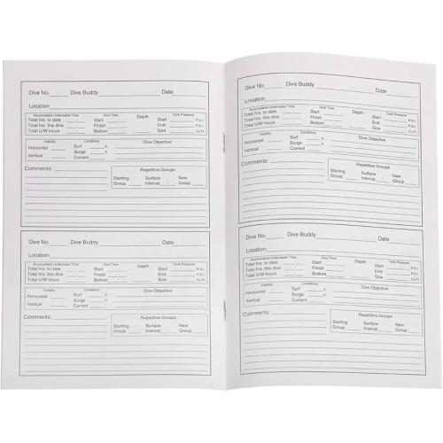 STANDARD DIVERS LOG BOOK