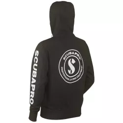 SCUBAPRO GRAY ZIP-UP HOODIE