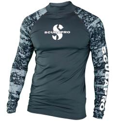 UPF 50 GRAPHITE RASH GUARD (MENS)