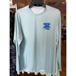CBD SPF50 LONG SLEEVE RASH GUARD (TEAL)