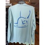 CBD SPF50 LONG SLEEVE RASH GUARD (TEAL)