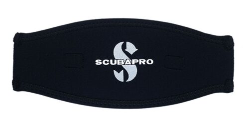 Neoprene Mask Strap,  2.5 MM - Black/Black