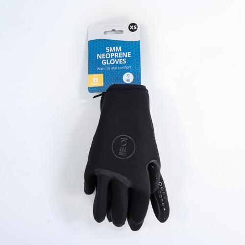 5MM NEOPRENE HYDROLOCK GLOVES BLACK XL