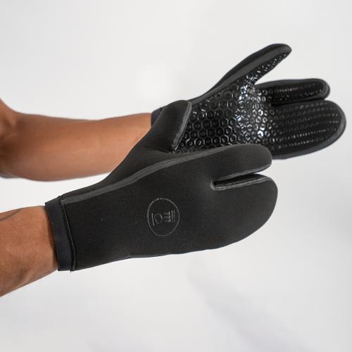 7MM NEOPRENE HYDROLOCK MITTS BLACK XS