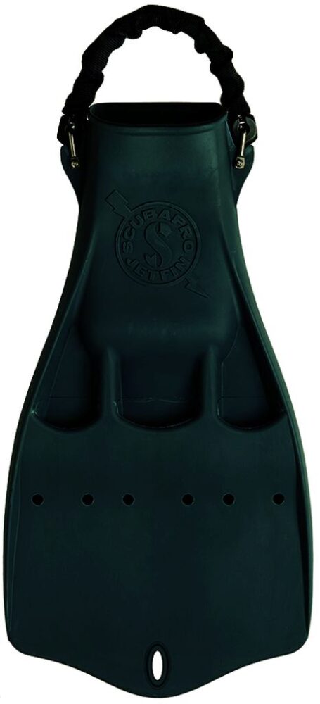 Jet Fin w/Spring Heel Strap - Black