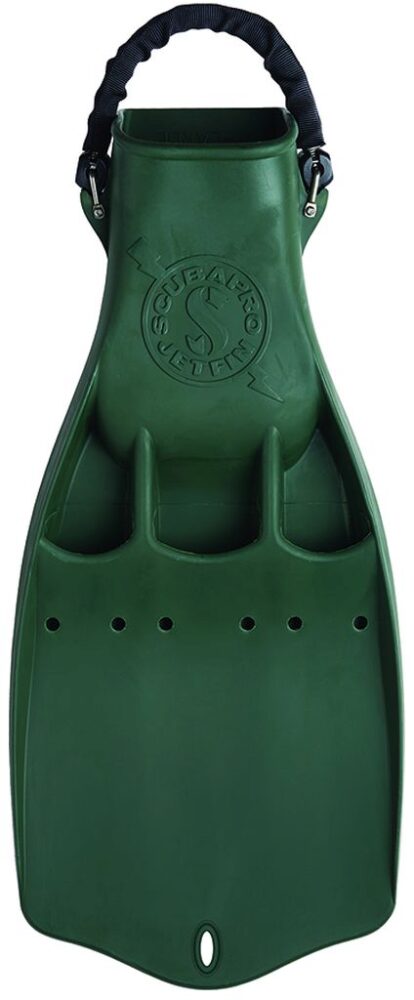 Jet Fin w/Spring Heel Strap - Green