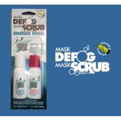 1 oz. Mask Defog/ Mask Scrub Combo Pack