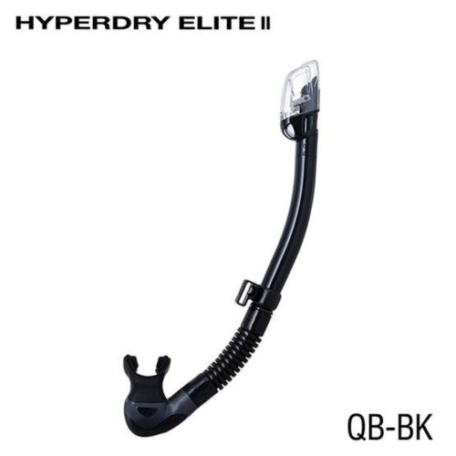TUSA SP0101 HYPERDRY ELITE II Snorkel - Black / Black