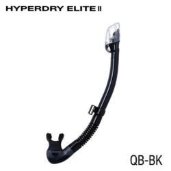 TUSA SP0101 HYPERDRY ELITE II Snorkel - Black / Black