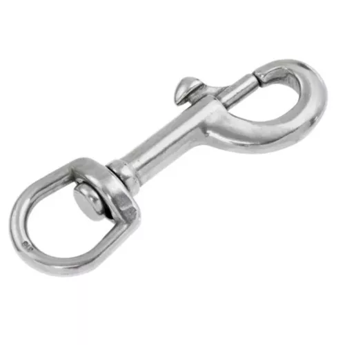 Cressi SS Bolt Snap w/swiv 87mm
