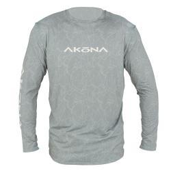 Akona Unisex LS Sun Shirt Grey 3XL